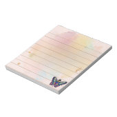 魂に満ちた蝶の効果 ノートパッド (回転)