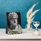 魂に考え写真は無い フォトプラーク (側面)