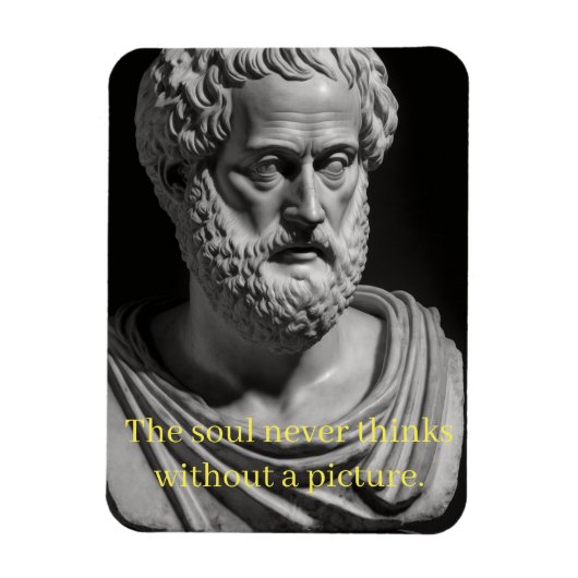 魂に考え写真は無い マグネット (縦)