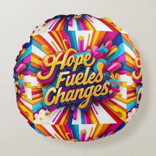 「魂のこもったリバイバル」 ラウンドクッション (正面)