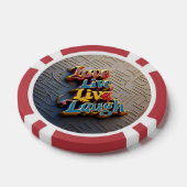 「魂のこもった生き生きとしたインスピレーション」 ポーカーチップ (シングル)