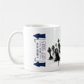 魂のための失った聖句 コーヒーマグカップ (左)