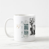 魂のための曲失った。 コーヒーマグカップ (左)