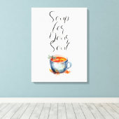 魂のための水彩スープ キャンバスプリント (インサイチュ (ウッドフロア))