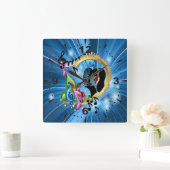 魂のための音楽 スクエア壁時計 (ホーム)