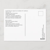 魂のカレンダー44 ポストカード (裏面)