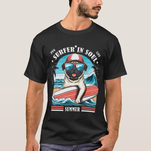 魂のサーファー Tシャツ (正面)