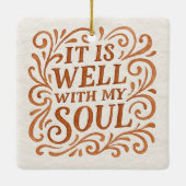 魂のタイポグラフィが好い セラミックオーナメント (裏面)