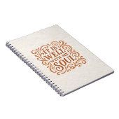 魂のタイポグラフィが好い ノートブック (右側)