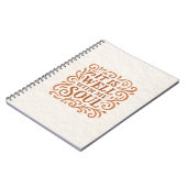 魂のタイポグラフィが好い ノートブック (左側)