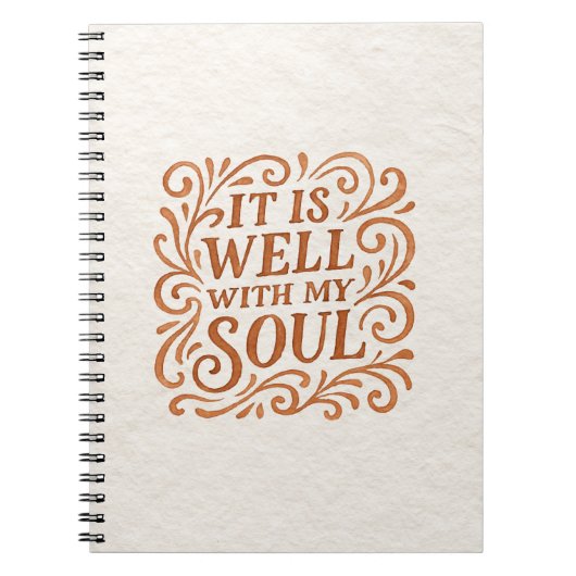 魂のタイポグラフィが好い ノートブック (正面)