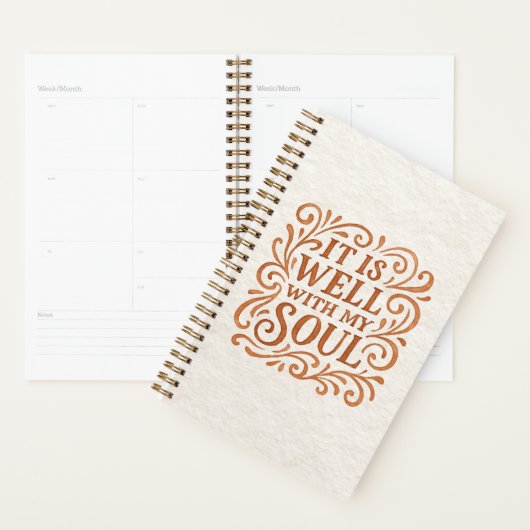魂のタイポグラフィが好い プランナー手帳 (ディスプレー)