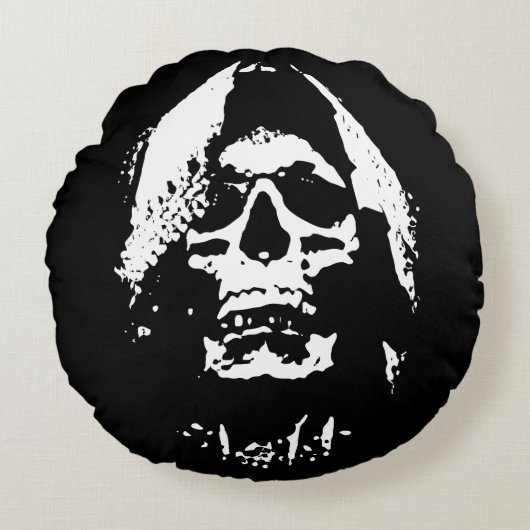 魂のハーベスター:転生を恐れる ラウンドクッション (正面)