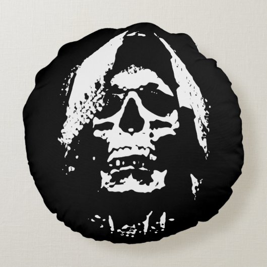 魂のハーベスター:転生を恐れる ラウンドクッション (裏面)