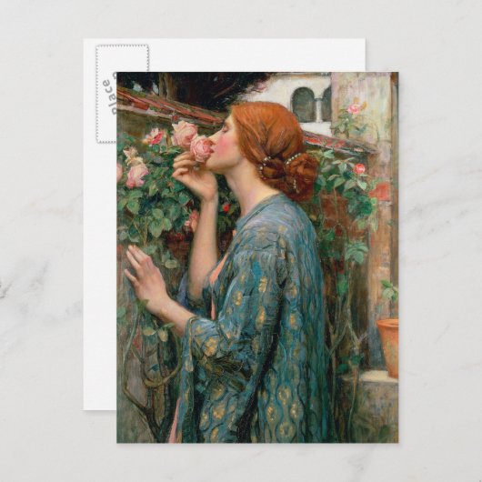 魂のバラ, 1908 ポストカード (正面/裏面)