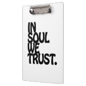 魂の中で我々は信頼する。 クリップボード (左)