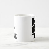 魂の中で我々は信頼する。 コーヒーマグカップ (中央)