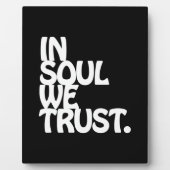 魂の中で我々は信頼する。 フォトプラーク (正面)