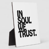 魂の中で我々は信頼する。 フォトプラーク (側面)