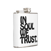 魂の中で我々は信頼する。 フラスク (右)