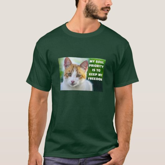 魂の優先順位(暗)Tシャツ Tシャツ (正面)