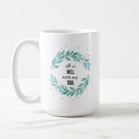 魂の入り具合が好い コーヒーマグカップ (左)
