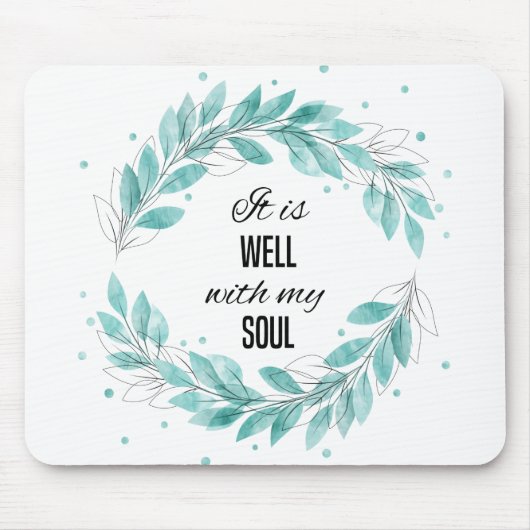 魂の入り具合が好い マウスパッド (正面)