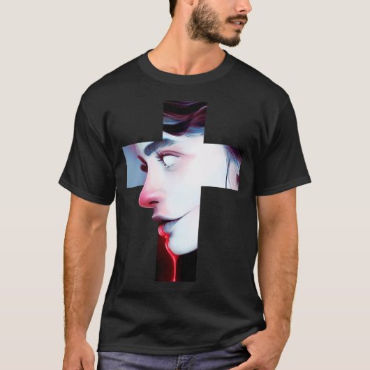 魂の十字架刑 Tシャツ (正面)