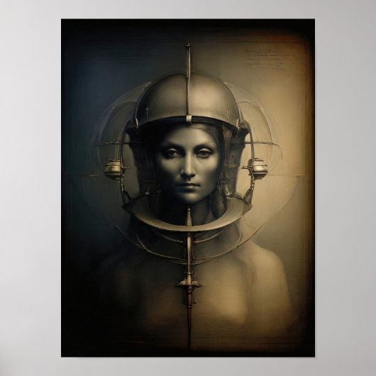 魂の変容 – ヴィンテージ女性アート ポスター (正面)