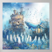 魂の失った鯨 ポスター (正面)