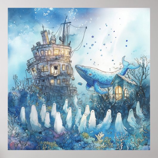 魂の失った鯨 ポスター (正面)