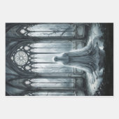 魂の存在におけるゴシック幽霊 ラッピングペーパーシート (正面3)