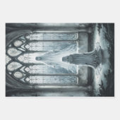 魂の存在におけるゴシック幽霊 ラッピングペーパーシート (正面2)