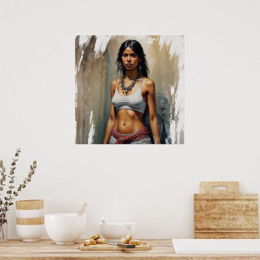 魂の小声 – 比喩絵を描の ポスター (キッチン)