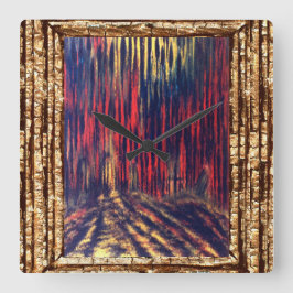 魂の影 スクエア壁時計