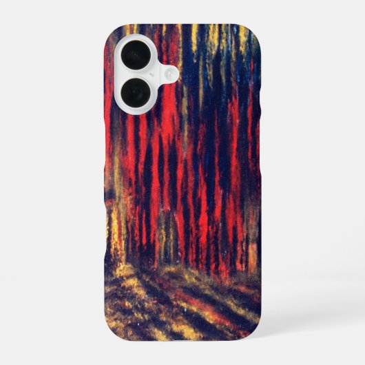 魂の影 iPhone 16ケース (裏面)