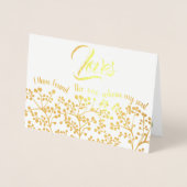 魂の愛する者を見つけ結婚た 箔カード (正面)