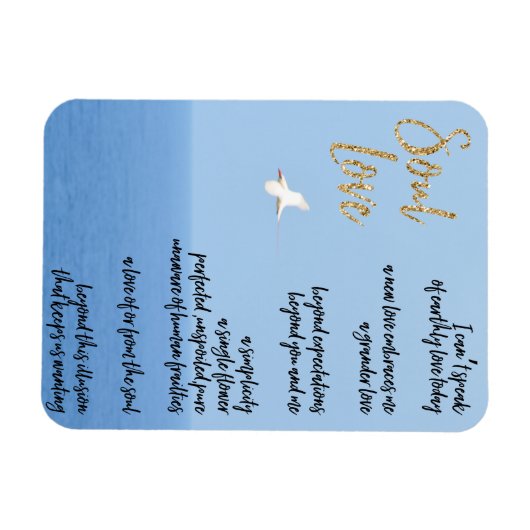 魂の愛の詩 マグネット (横)