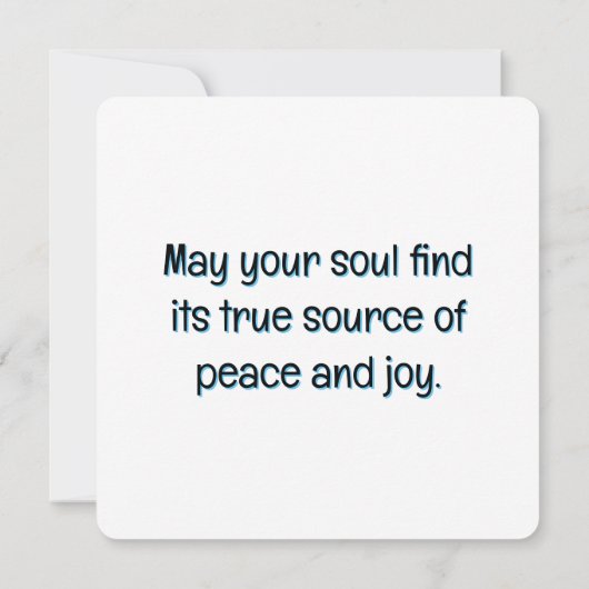 魂の憧れ カード (裏面)