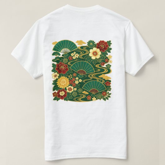 『魂の書道 – 魂』 Tシャツ (デザイン裏面)