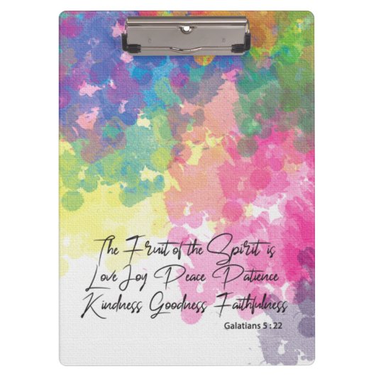 魂の果実 – ガラテヤ5 クリップボード (正面)
