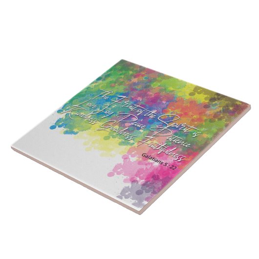 魂の果実 – ガラテヤ5 タイル (側面)