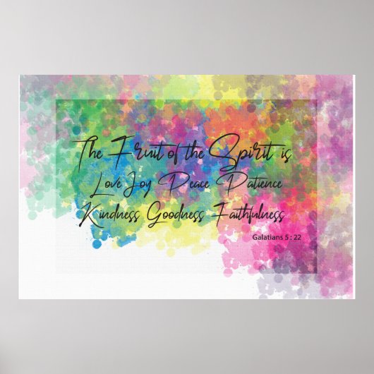 魂の果実 – ガラテヤ5 ポスター (正面)