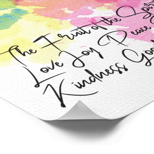 魂の果実 – ガラテヤ5 ポスター (角)