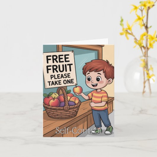 魂の果実：自制少年 カード (黄色い花)