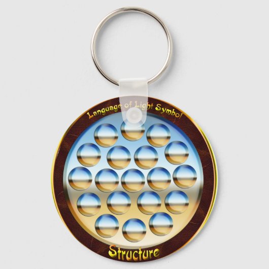 魂の構造の質 キーホルダー (正面)