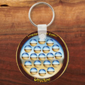 魂の構造の質 キーホルダー (正面)