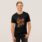 魂の炎 トライブレンドTシャツ (正面全面)