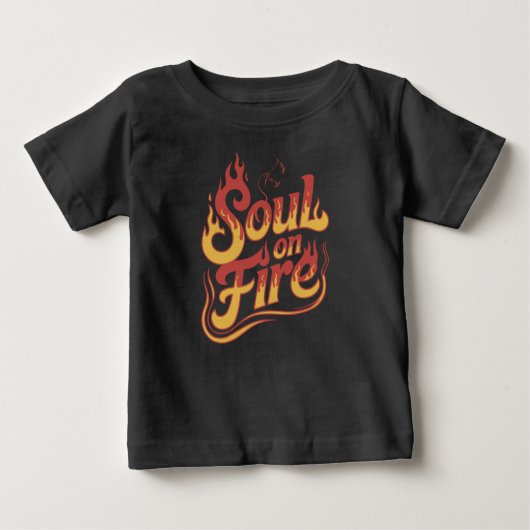 魂の炎 ベビーTシャツ (正面)