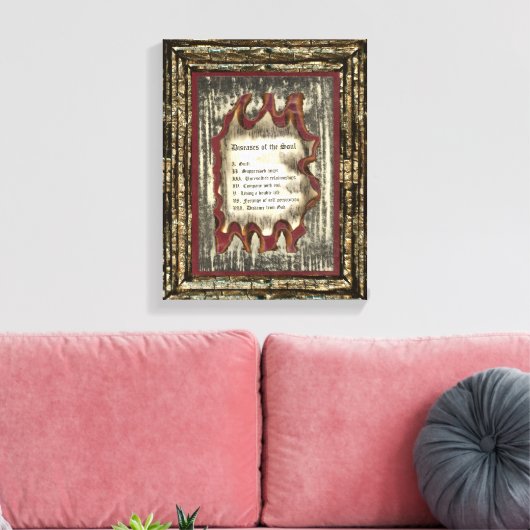 魂の病 キャンバスプリント (インサイチュ (リビング))